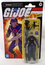 GI Joe Retro Collection Cobra Officer 3.75  Figure Hasbro New Sealed