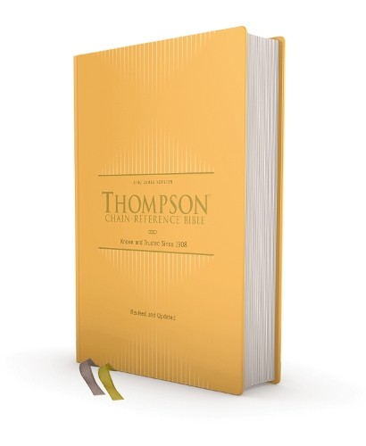 KJV, Thompson Chain-Reference Bible, Hardcover, Yellow Gold, ... - 9780310459217