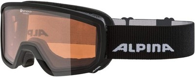 ALPINA SCARABEO S Q Skibrille OTG Erwachsene Polarisert Black Schneebrille