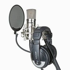 Audio Großmembran Kondensatormikrofon-Set 20-20.000Hz 140dB SPL XLR 3 Pol