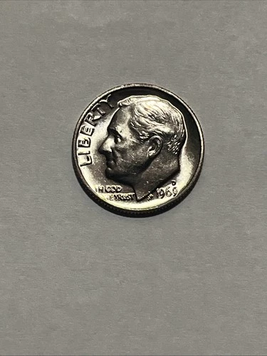 1969-D Denver Roosevelt Dime, US 10c Coin, UNC BU Uncirculated
