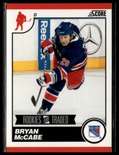 2010-11 Score #581 Bryan McCabe New York Rangers