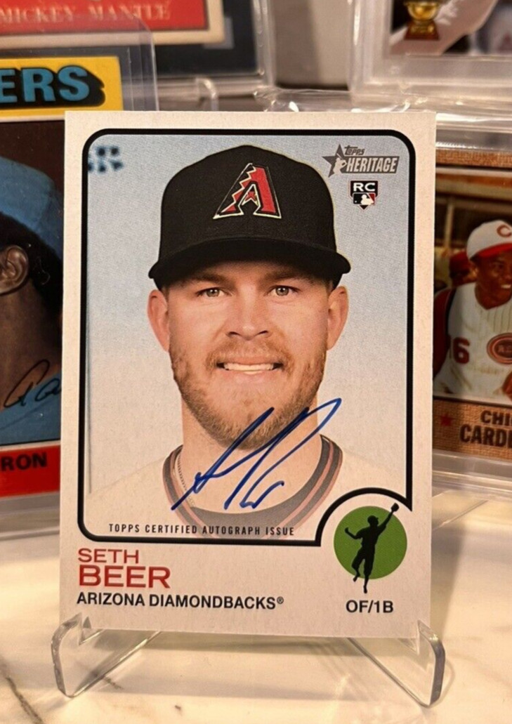 2022 Topps Heritage Real One Auto #ROA-SBR Seth Beer RC SP (AU)