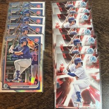 Matt Shaw bowman 12 Card Lot Cubs