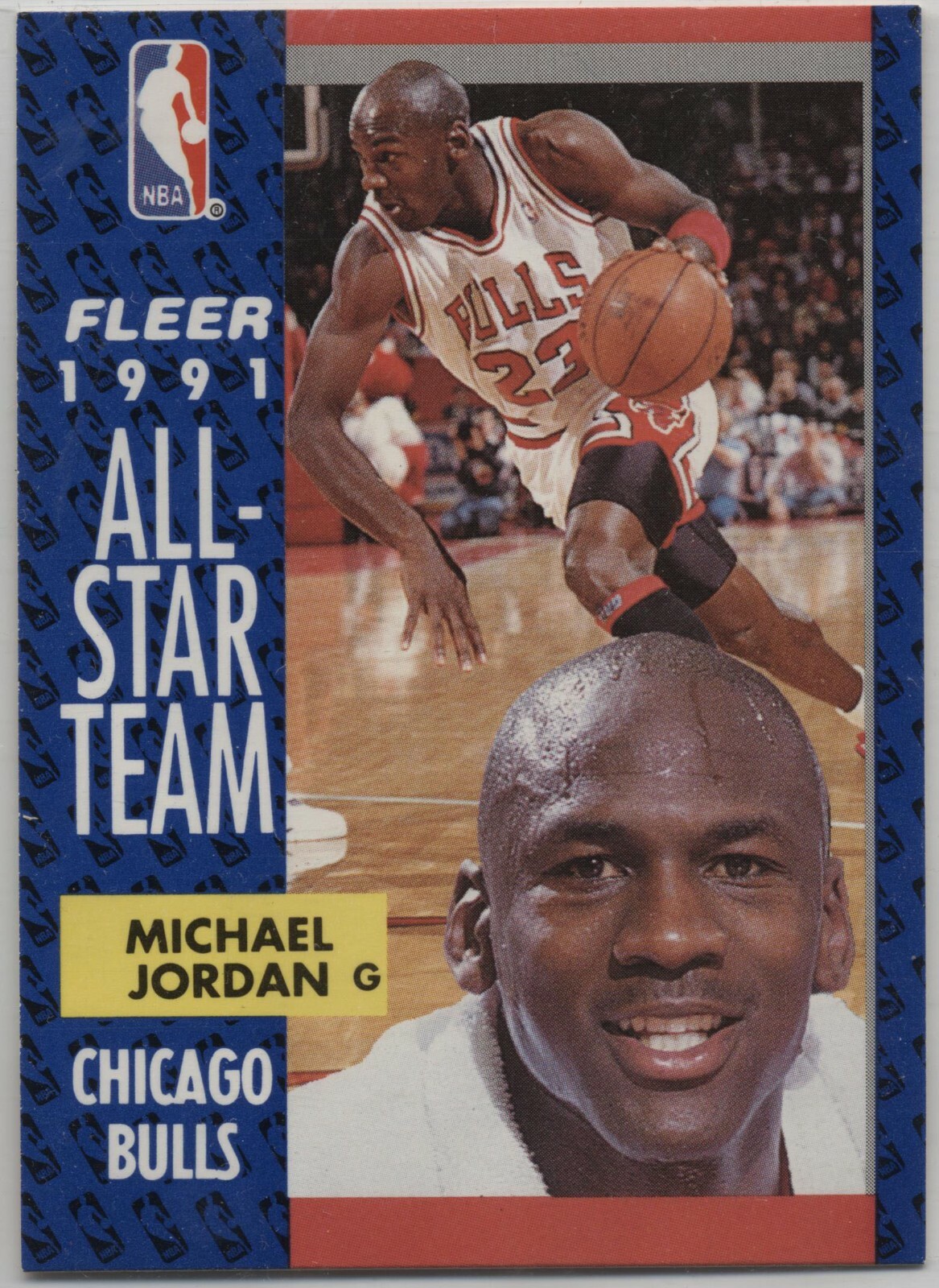 Basketball Card - 1991-92 Fleer #211 Michael Jordan AS, Chicago Bulls