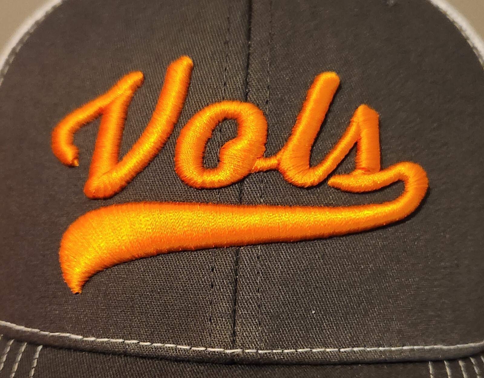 Tennessee Vols Richardson 112 Charcoal/White Trucker Snapback Hat 3D Embroidery