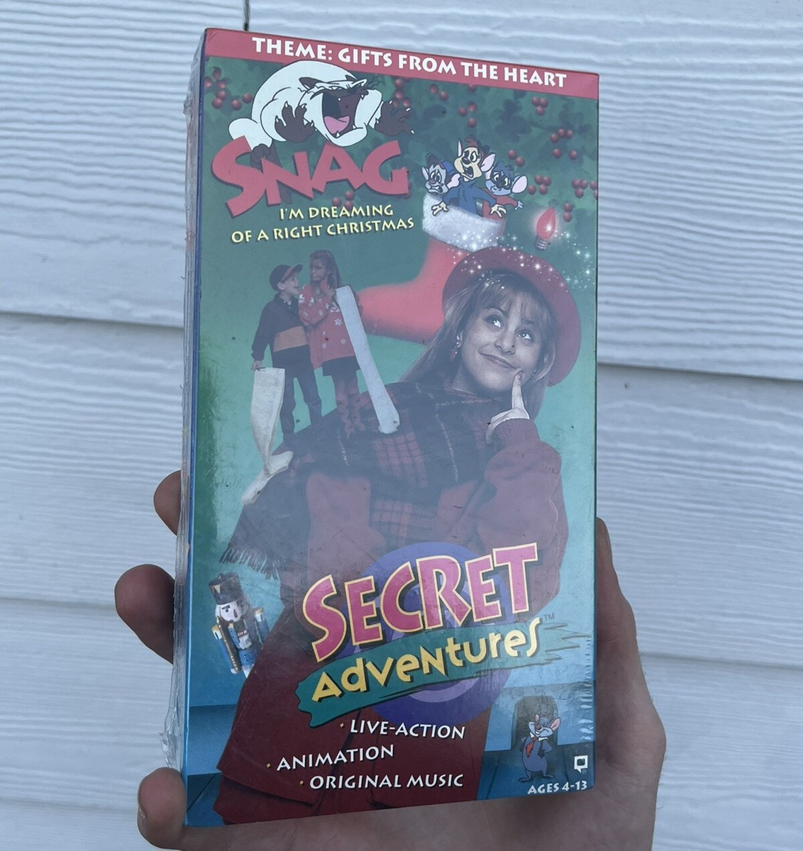 Secret Adventures VHS 1994 SNAG I'm Dreaming of a Right Christmas
