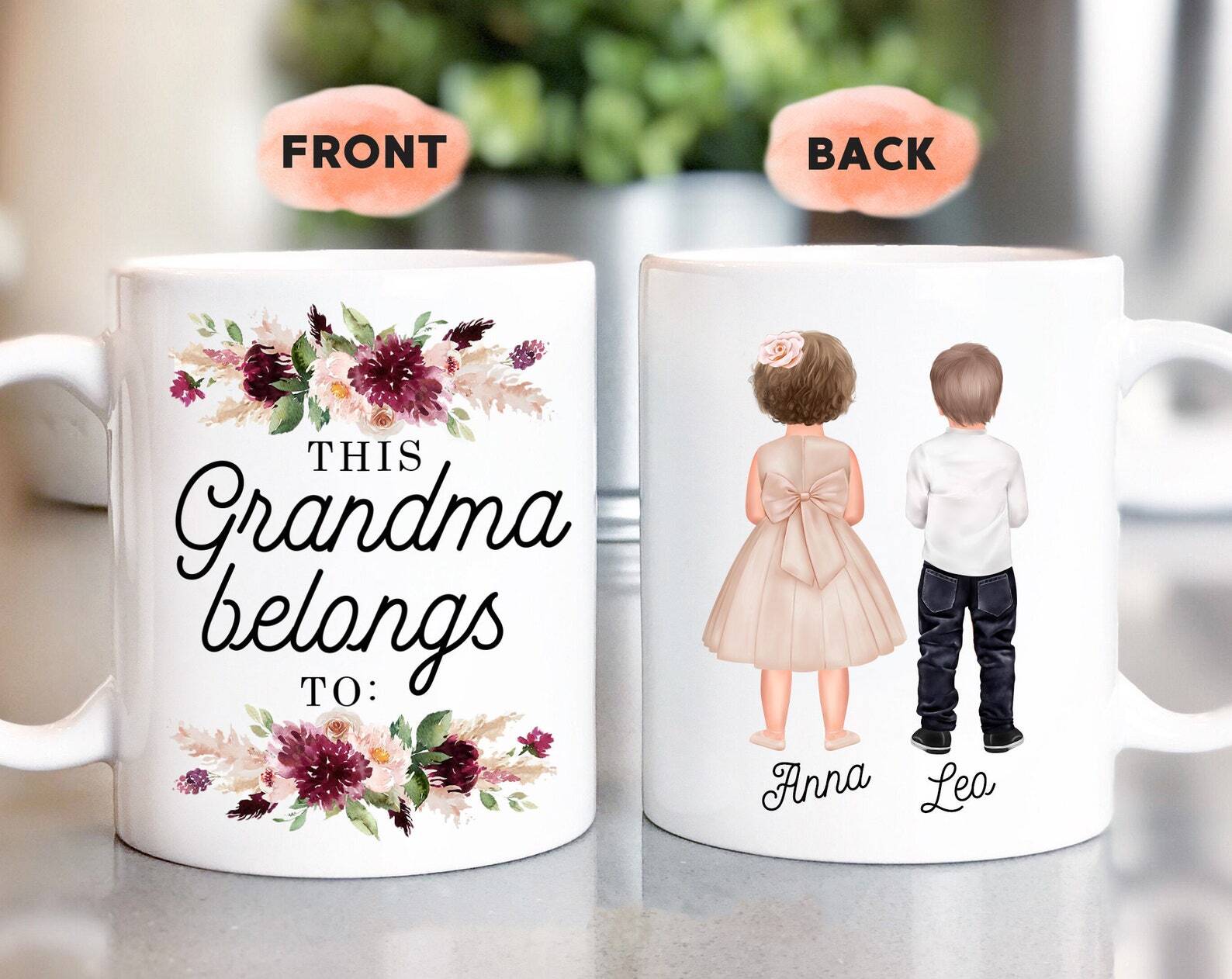 Grandma Mug Grandma Gift With Grandchildren Mug Grandkids Mug Mimi Mug Granny