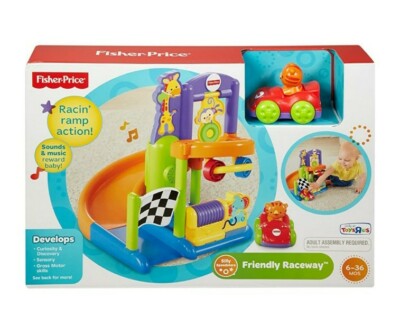 NEW 2013 Fisher Price Play set Silly Speedsters Raceway Ramp Toy Baby Toddler
