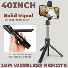 Anti-Shake Selfie Stick Tripod 360 Rotating Smartphone Stabilizer with Remote