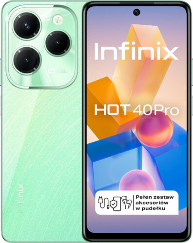 INFINIX Hot 40 Pro 8/256GB 6.78" 120Hz Green X6837 Factory Unlocked - Picture 1 of 9