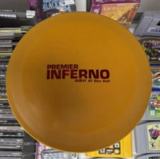 Quest Advanced Technologies Premier Inferno 177g RARE DISC GOLF Yellow Red Foil