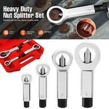 4pcs Nut Splitter Cracker Set Heavy Duty 9-27mm Damaged Bolt Remover Tool