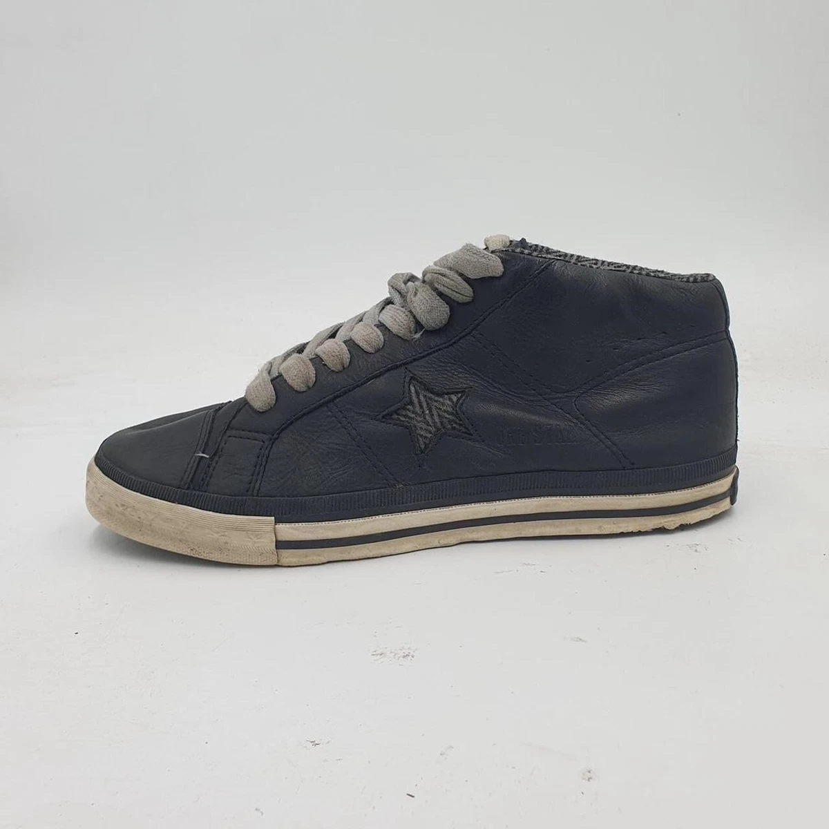 Converse One Star Trainer Black Mens UK8 Indonesia 2006 117087