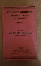 Stanley Gibbons Postage Stamp Catalogue 1954 Part 1 British Empire, 56th edition