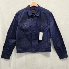 NWT Mother Freedom Mens Hathaway Trucker Jacket Hand Made In USA SZ L MSRP $440