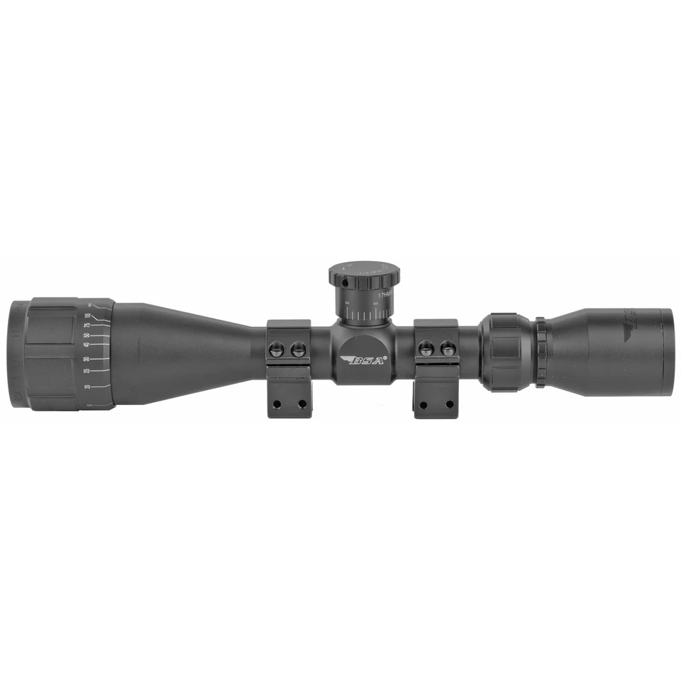 BSA Sweet 17 Rimfire Scope 3-9X40 1" Maintube 30/30 Duplex Reticle for 17 HMR - Image 3 of 4