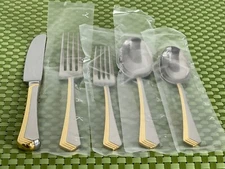 Yamazaki RAMONA GOLD Stainless Patrick 18/8 Japan NEW Smart Choice Flatware E2N