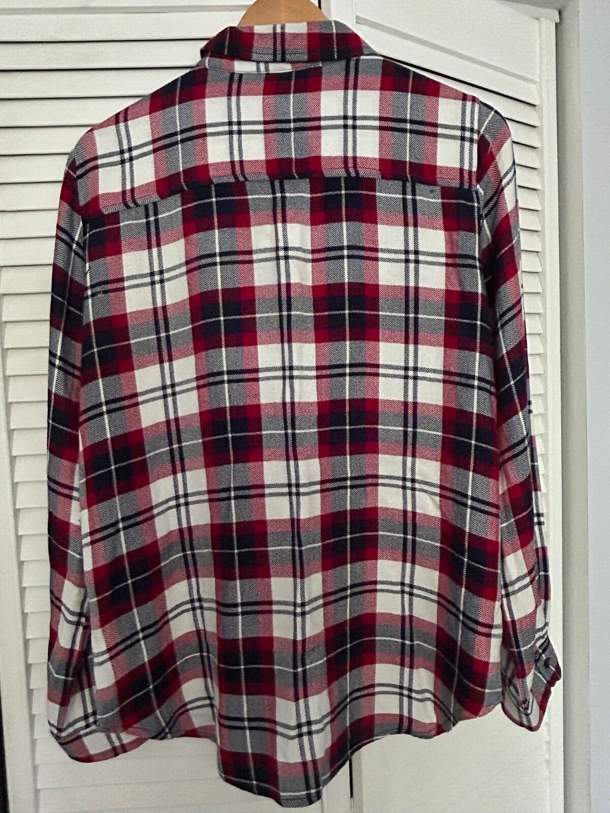 Women's plaid Zara Basic Collection button-up lon… - image 8