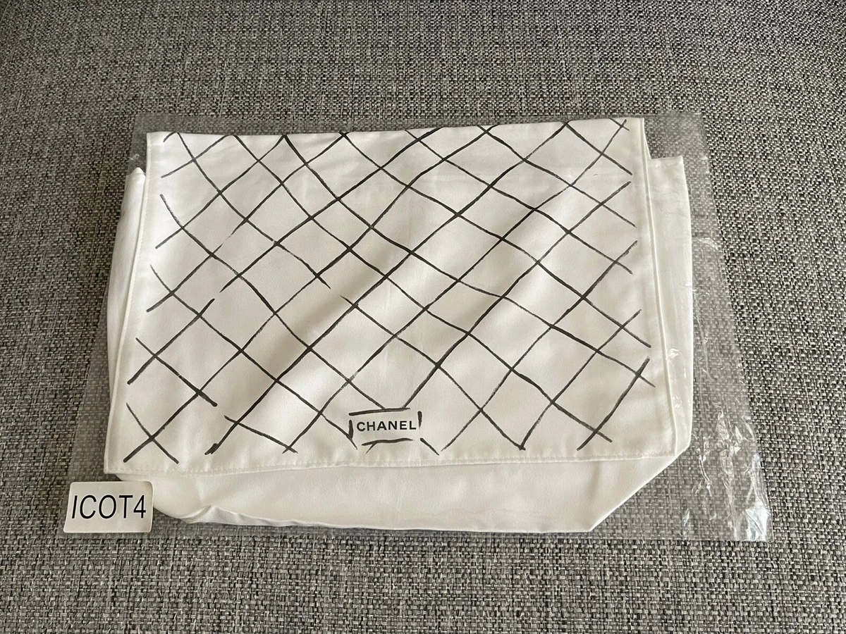 Chanel Chanel 2.55 Double Flap White Karl Lagerfeld Sketch