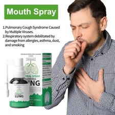 Detox Herbal Lung Cleansing Spray For Smokers Clear Congestion 20ml Nasal U6J4
