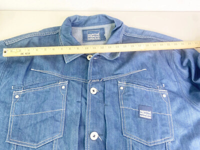 Vintage 90s Marithe Francois Girbaud Jean Jacket Blue Denim