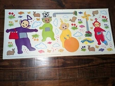 Teletubbies Priss Prints Rare Jumbo Stick Wall Decals Nursery 98' Y2K Cartoon