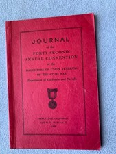 1950 Daughters Of Union Veterans Of  Civil War 1861-1865 42nd Convention Journal