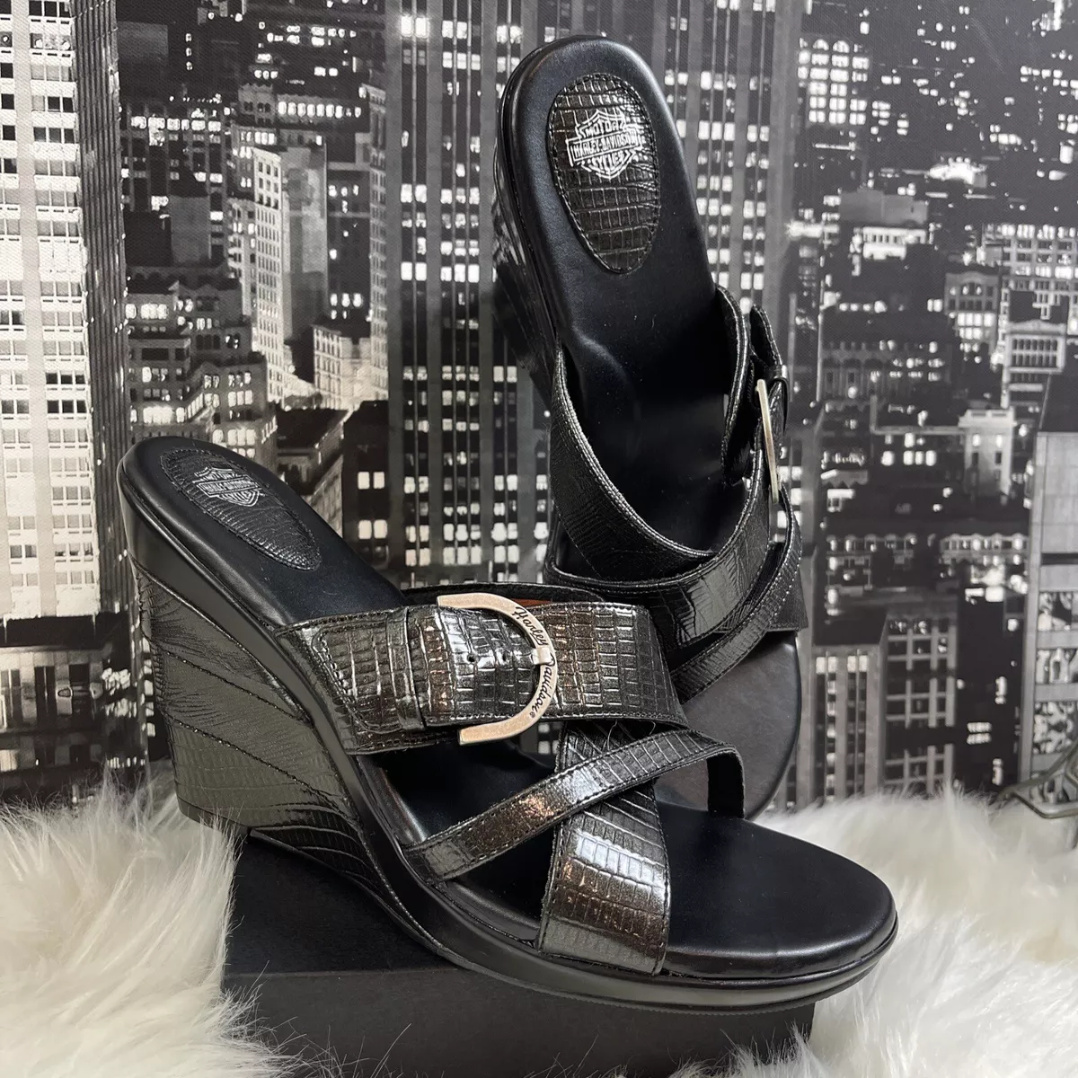 Womens harley davidson best sale sandals