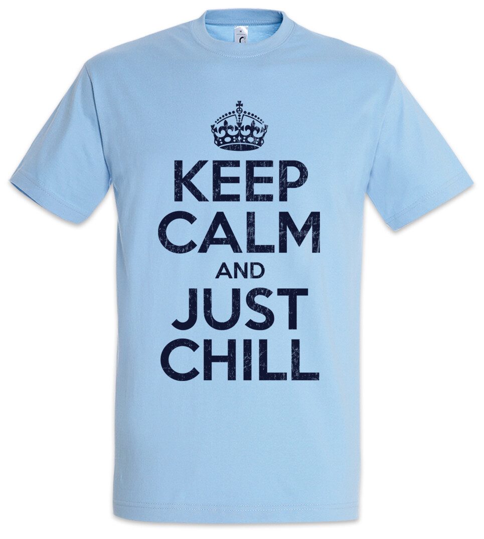 ALTRA T shirt Keep Calm And Just Shill Morning Grouch scontroso cattivo umore divertente