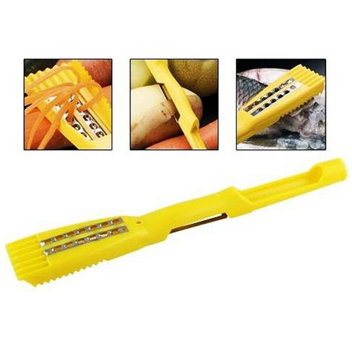 SBUCCIA VERDURE VERDURA FRUTTA PATATE A FILETTI CAROTE GIALLO GRATTUGGIA eh - Foto 3 di 8