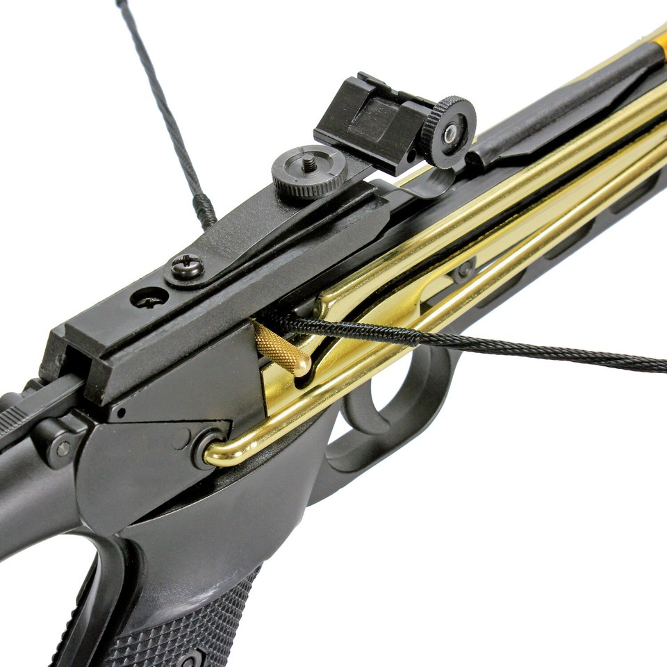 KingsArchery Crossbow Self-Cocking 80 LBS with Hunting Scope,120 ...