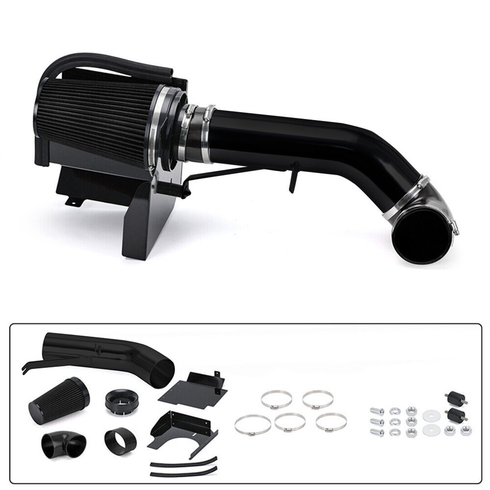 Marsflex Cold Air Intake Kit For Chevy Silverado GMC Sierra 4.8L 5.3L 6.0L V8 - With Heat Shield