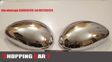 COPPIA CALOTTE SPECCHIO ALFA ROMEO 147 DA 2000 IN POI CROMATE LUCIDE RETROVISORE