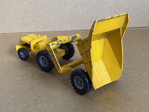 Matchbox Lesney King Size Curtiss-Wright Rear Dumber, No 7, Yellow, Rare. - Picture 3 of 11