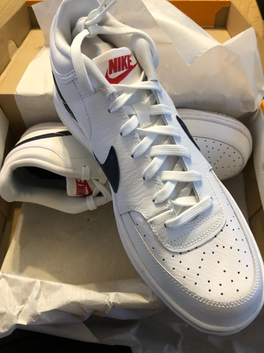 Nike Sky Force 3/4 White Obsidian Navy Blue Pure Platinum