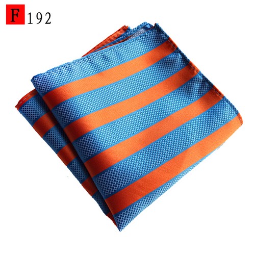 Men Striped Grid Check Polka Dots Hanky Stripe Flower Handkerchief Pocket Square - Picture 13 of 54
