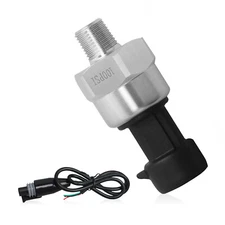 100Psi Pressure Sensor Sender 5V DC w/Connector Harness for Oil Fuel Gas