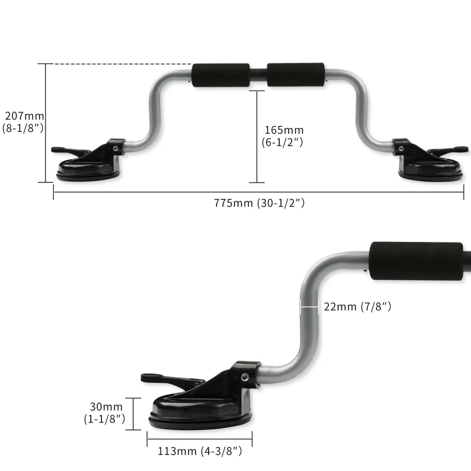 Kayak Canoas Rodillo Carga Asistente Ventosa Coche Techo A Prueba de Arañazos para Subaru Foto 2 de 4