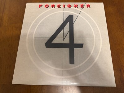 FOREIGNER 4 Vinyl LP 1981 Atlantic Records SD 16999 Record Jukebox Hero Urgent