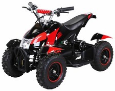 Quad elettrico 800 W ATV per bambini Pocketquad Miniquad Cobra Quad Pocket Bike rosso NUOVO