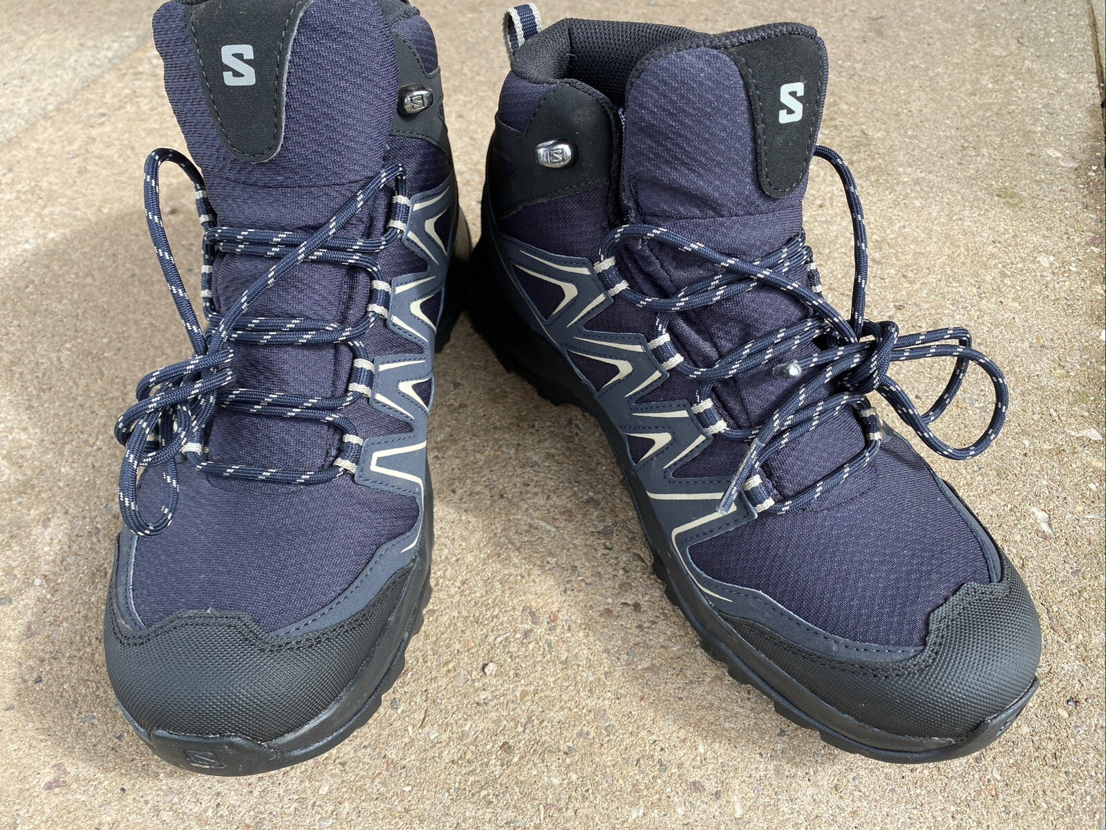 Scarponi da trekking Salomon uomo Onis mid Gore Tex taglia 7. RRP E155. Nuovo senza scatola.