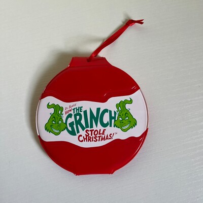 Dr. Seuss How the Grinch Stole Christmas Vinyl Ornament Wendy's W/Stickers Lists