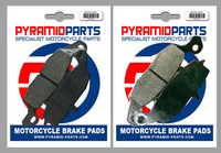BremsbeläGe Vorne & Hinten (2 Paar) FüR Kawasaki VN 1500 Drifter 99-02