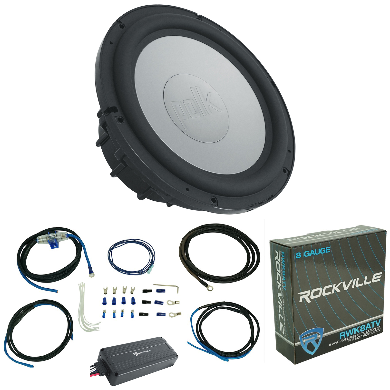 Сабвуфер Polk Audio UMWS1000 10 Усилитель для квадроцикловUTV Micro Powersports