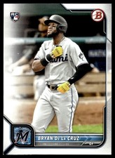 2022 Bowman Bryan De La Cruz Rookie Miami Marlins #88
