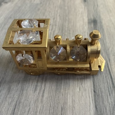Crystal Temptations ZUG Figur Ornament 24k vergoldet mit Kristallen