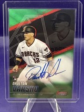 2021 Bowman's Best - Best of 2021 Autographs Daulton Varsho Green Refractor 4/99