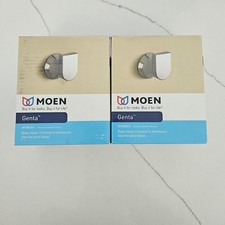  2 NEW Moen Genta Robe Hook - CHROME - BH3803CH