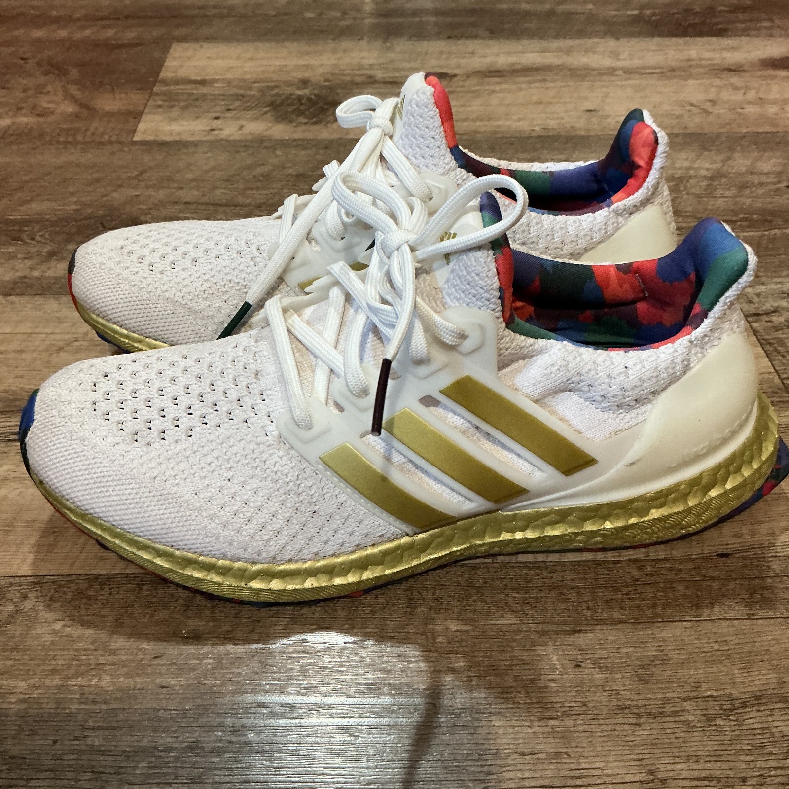 adidas UltraBoost 5.0 DNA Title IX Women's Size 8 White Primeknit Athletic Shoes image 7